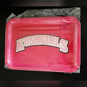 3/$20 KUSHGIRLS Hot Pink Raspberry Rolling Tray